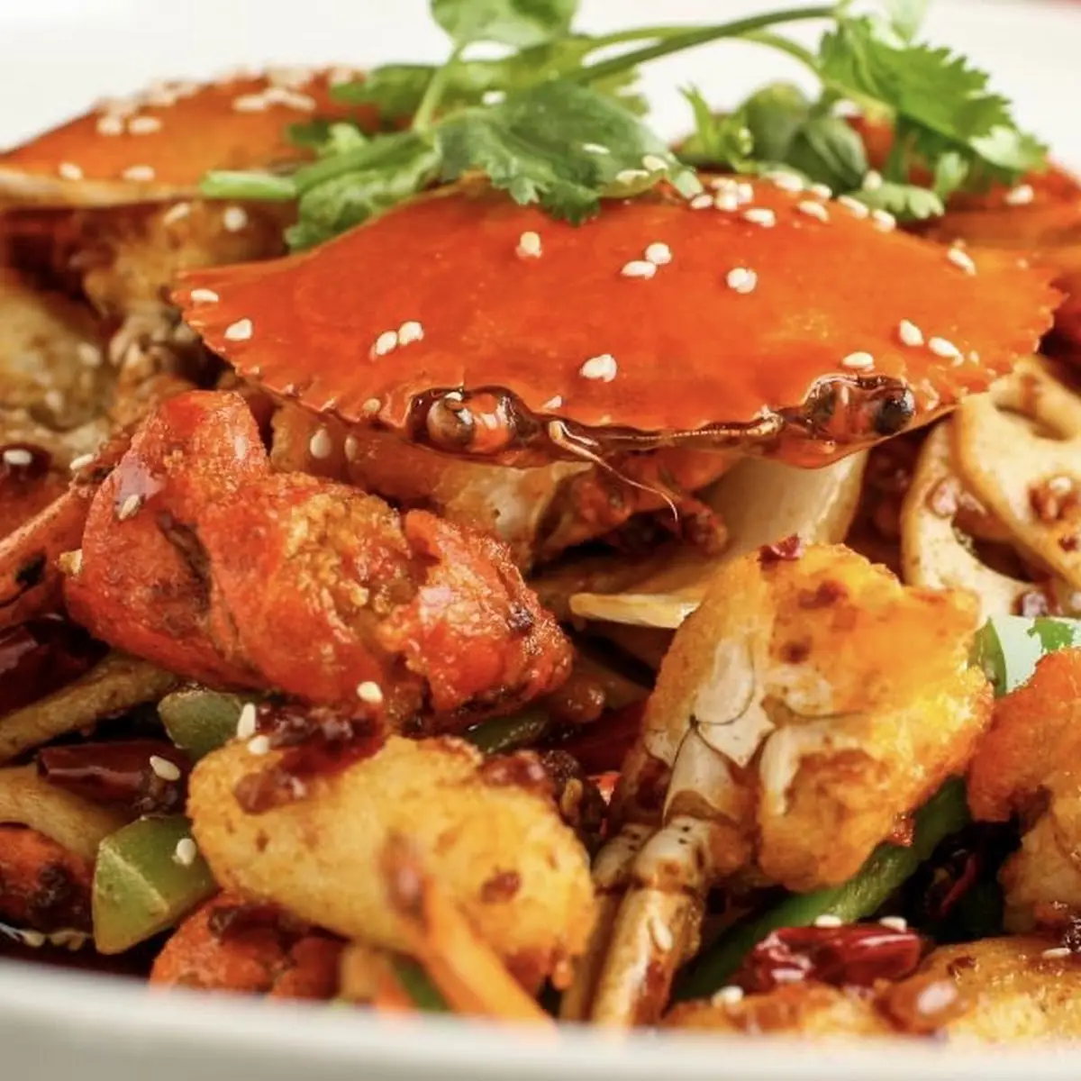金牌香辣蟹 house special spicy crabs 2pc, 海边人(白石店) Fishermans Chinese Fusion